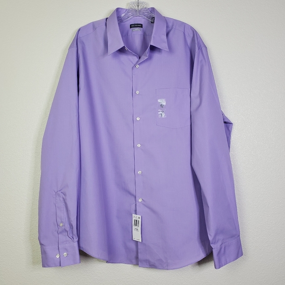 van heusen men's fitted poplin dress shirt